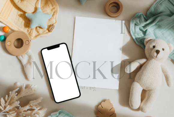 Download Baby Shower Invite and Card Mockup - Invite Collection