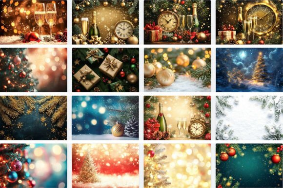 Download Christmas Eve and New Years Background - New year Collection