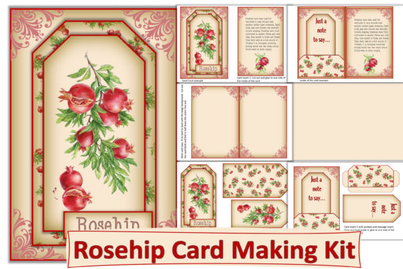 Download Shabby Chic Card Making Kit Rosehips - Rose Collection