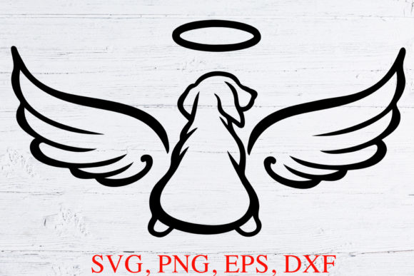 Download Angel Wings SVG Pet Dog Loss Cut File - Cut file Collection