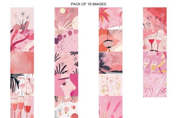 Download Pretty Pink New Years Backgrounds - New year Collection