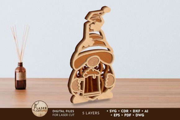 Download Decorative Patricks Day Gnome, Cut File - Cut file Collection
