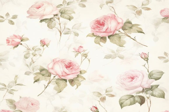 Download Vintage Floral Rose Background - Rose Collection