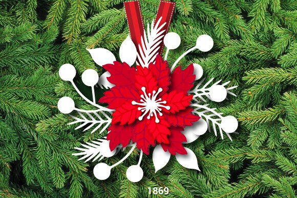 Download Multi Layer Christmas Poinsettia SVG1869 - Poinsettia Collection