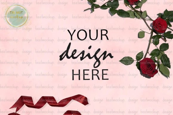 Download Mother’s Day Rose Background Mockup - Rose Collection